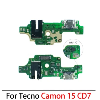 Для Tecno Camon 11 12 15 16 Pro 11S Air CF7 CF8 CC7S CC6 CD6 CD7 CD8 CE7 USB Порт Для Зарядки Док-станция Гибкий Кабель