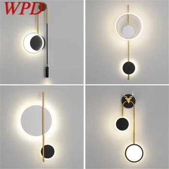 Креативные настенные бра WPD Nordic, современные светильники для дома, украшения гостиной в помещении